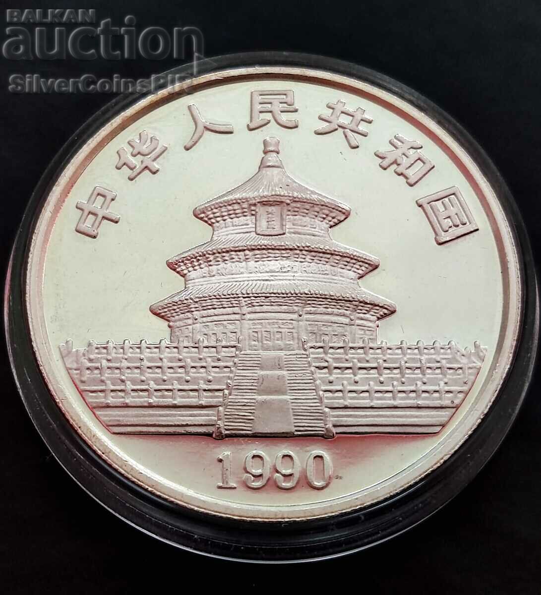 Delivery of Silver 1 Oz Proof Chinese Panda 1990 Delivery of Silver 1 Oz Proof Chinese Panda 1990