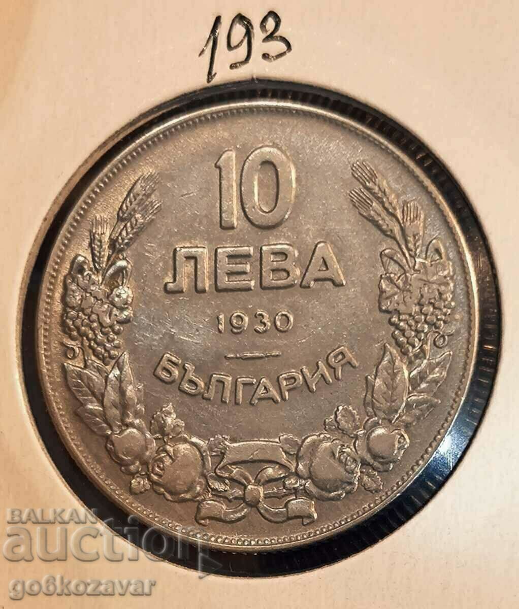 Bulgaria 10 leva 1930 Top collection!