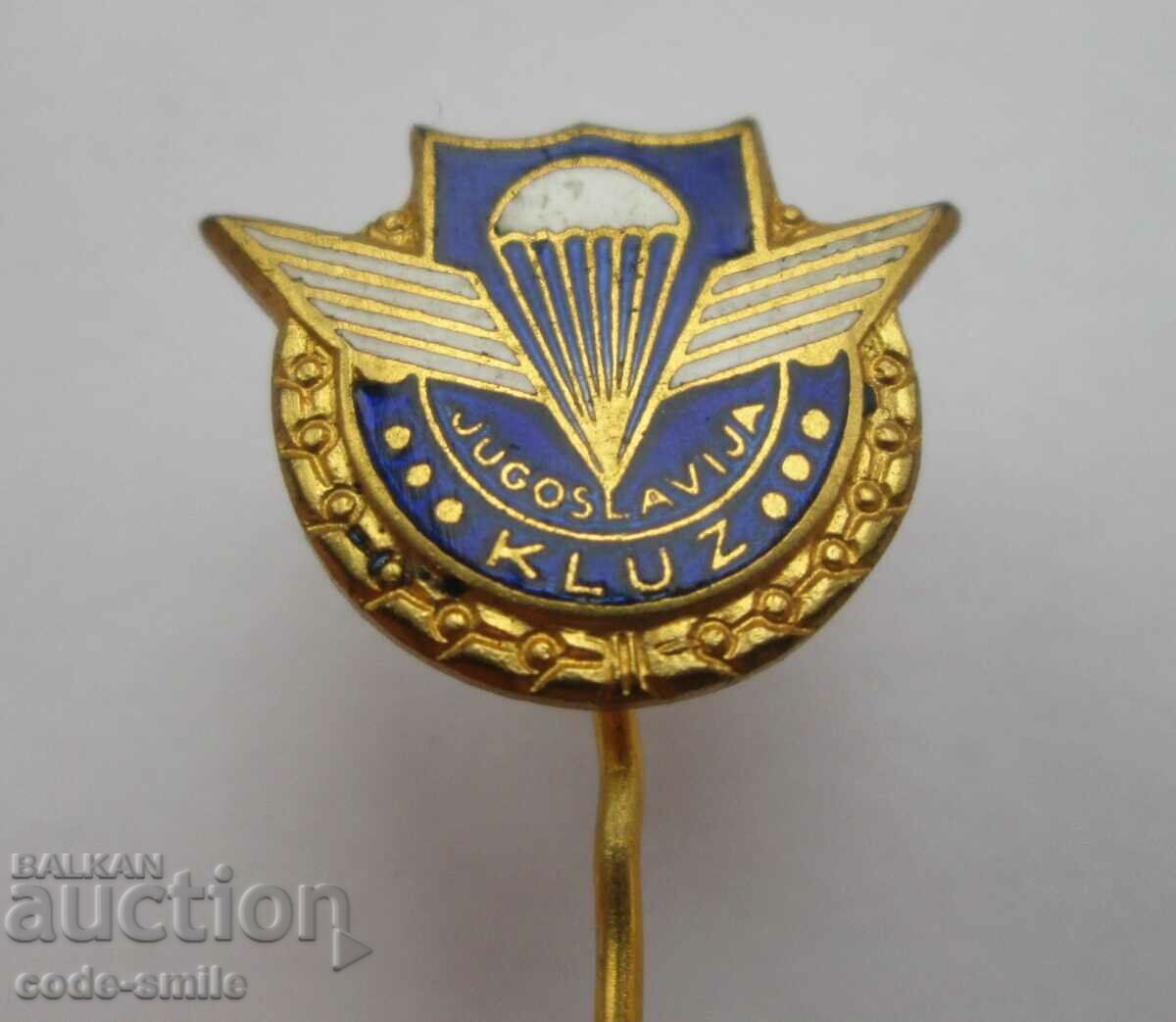 Auction  Old Parachute Badge Parachute Badge Yugoslavia