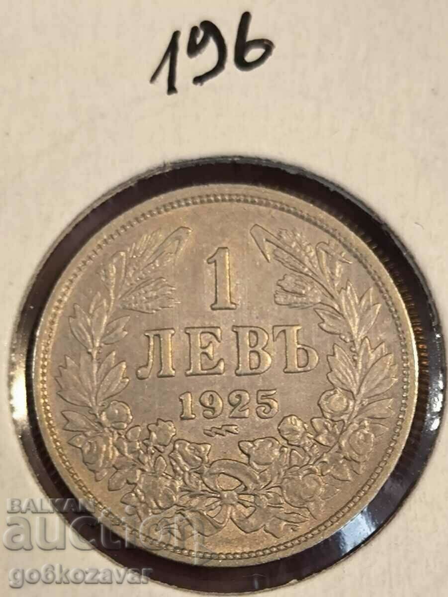 Bulgaria 1 lev 1925 Top coin! UNC