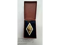 Russian USSR enamelled rhombus /medal/ badge