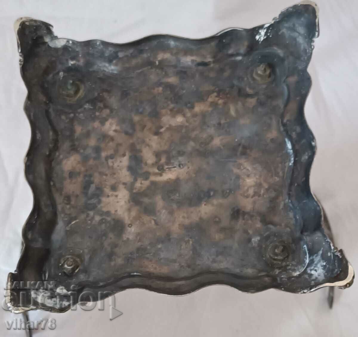 stand de ziare placat cu argint - 6