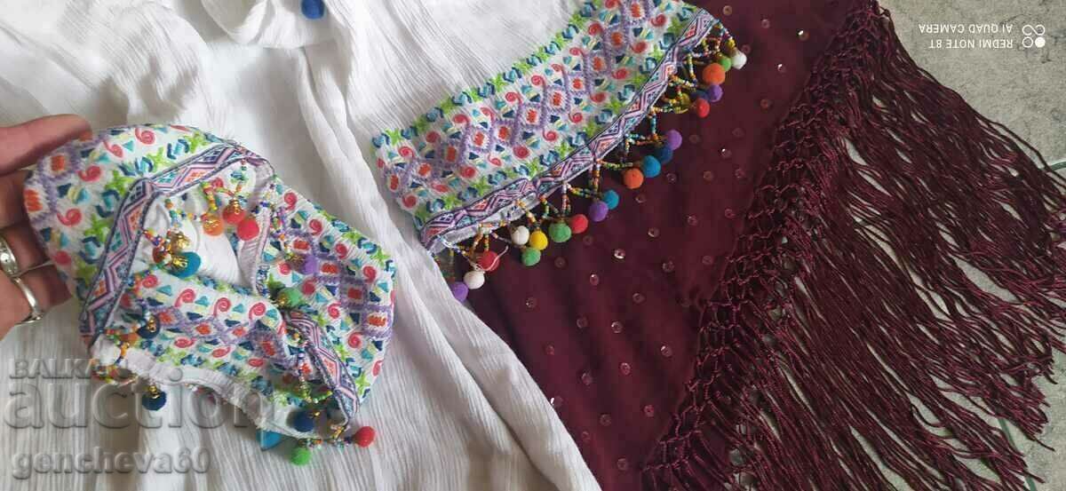 Cămașă cu broderie, mărgele și eșarfă cu paiete - 7 Cămașă cu broderie, mărgele și eșarfă cu paiete - 7