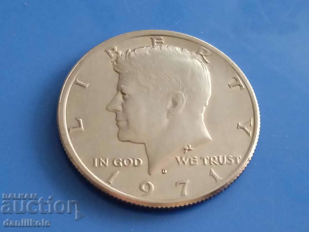 *$*Y*$* USA 1/2 HALF HALF DOLLAR 1971 - EXCELLENT *$*Y*$* - 7 *$*Y*$* USA 1/2 HALF HALF DOLLAR 1971 - EXCELLENT *$*Y*$* - 7