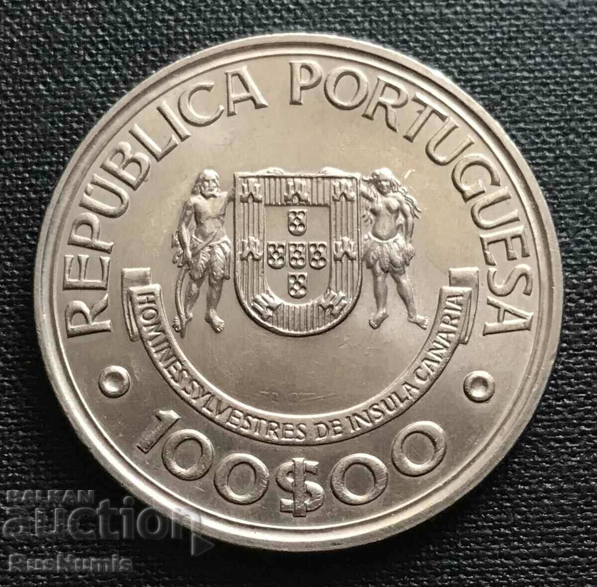 Portugal. 100 escudos 1989 Canary Islands. UNC. with price 9.00 BGN | € 4.60 Portugal. 100 escudos 1989 Canary Islands. UNC. with price 9.00 BGN | € 4.60