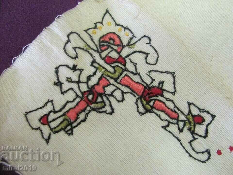 Motive Art Nouveau, Broderie manuală 2 buc. - 7