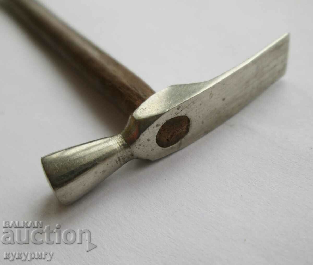 Old Small Jeweler's Hammer Jeweler's Mallet Ebony Handle - 5