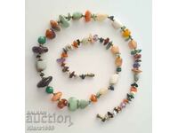 Necklace collectible natural stone Indian agate