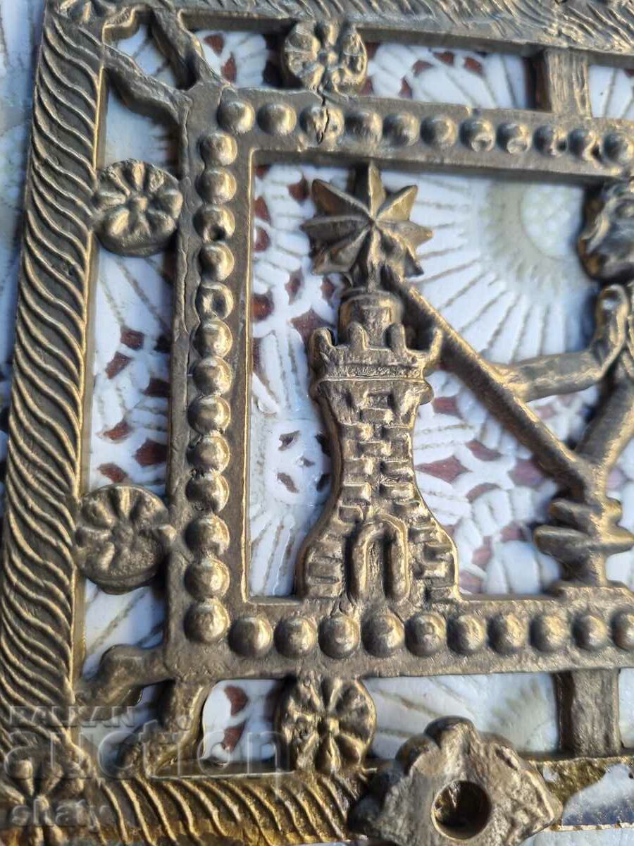 Auction  Bronze castings. Bronze panels