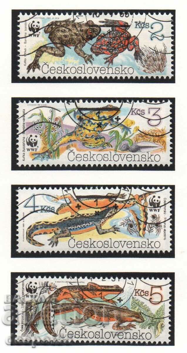 1989. Czechoslovakia. Endangered amphibians.