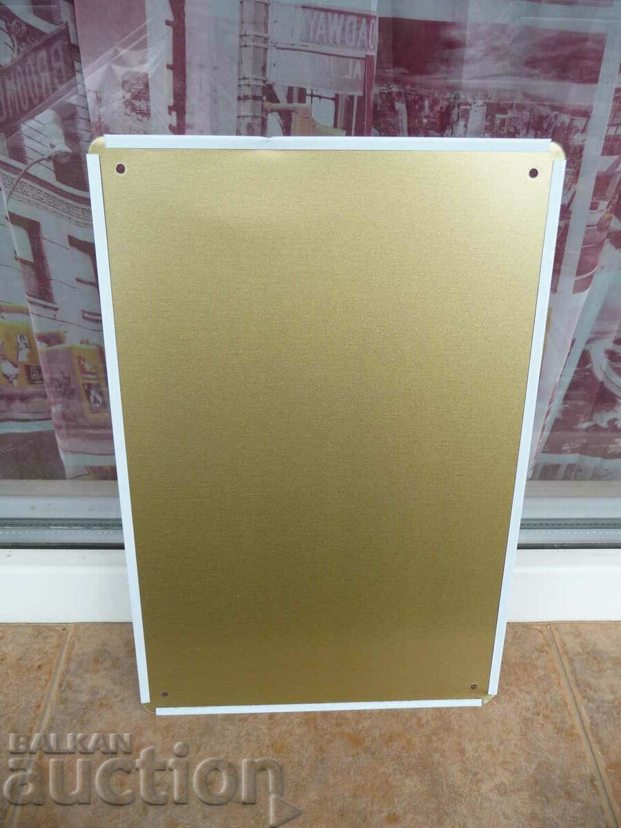 Auction  A low-cut metal beer sign is an eye-catching bar