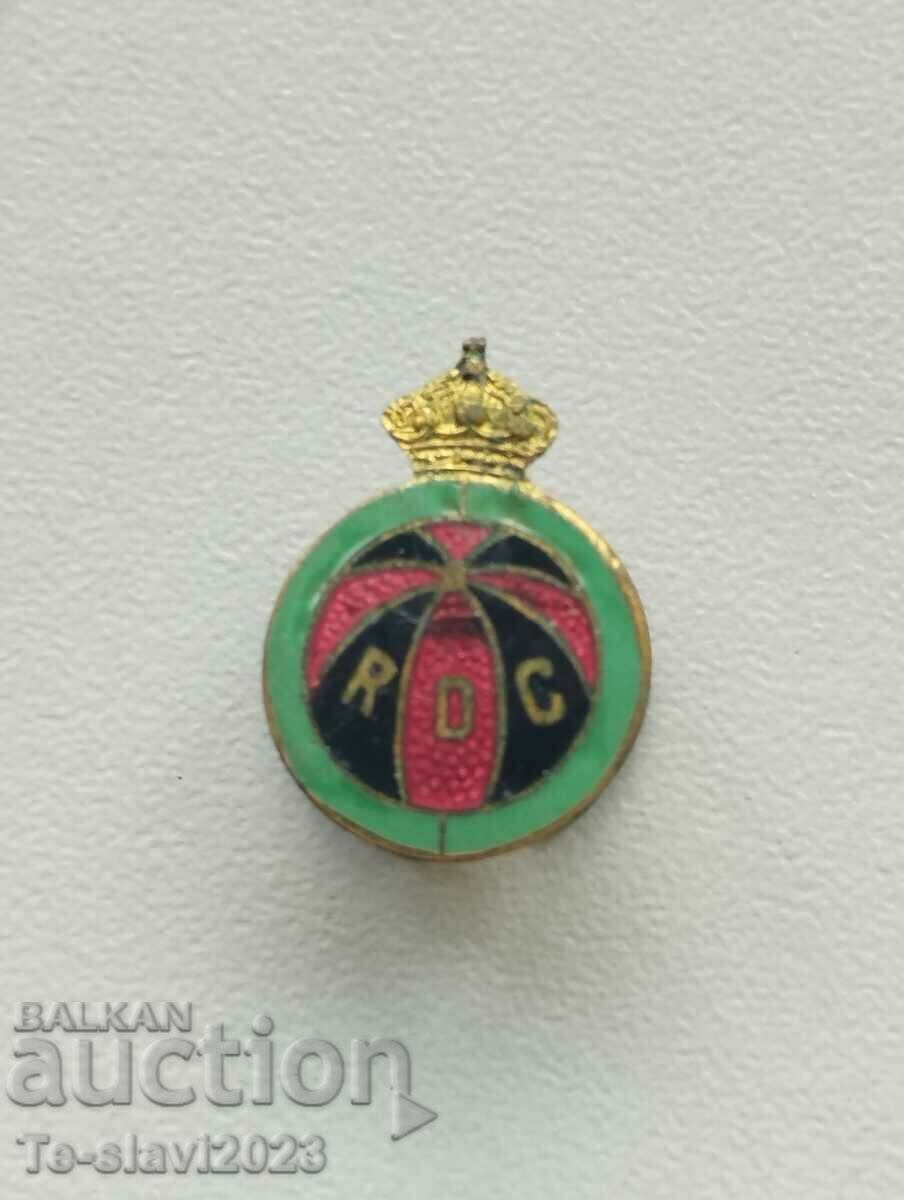 Παλιό σήμα ποδοσφαίρου - ποδοσφαιρικός σύλλογος R.D.C Belgium