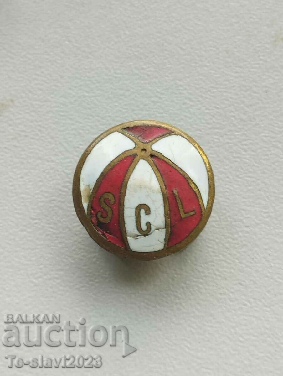 Стара значка  футбол -футболен клуб  S.C.L.  Белгия