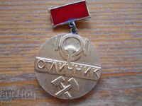 honor badge "Excellent - Metallurgy and mineral raw materials"