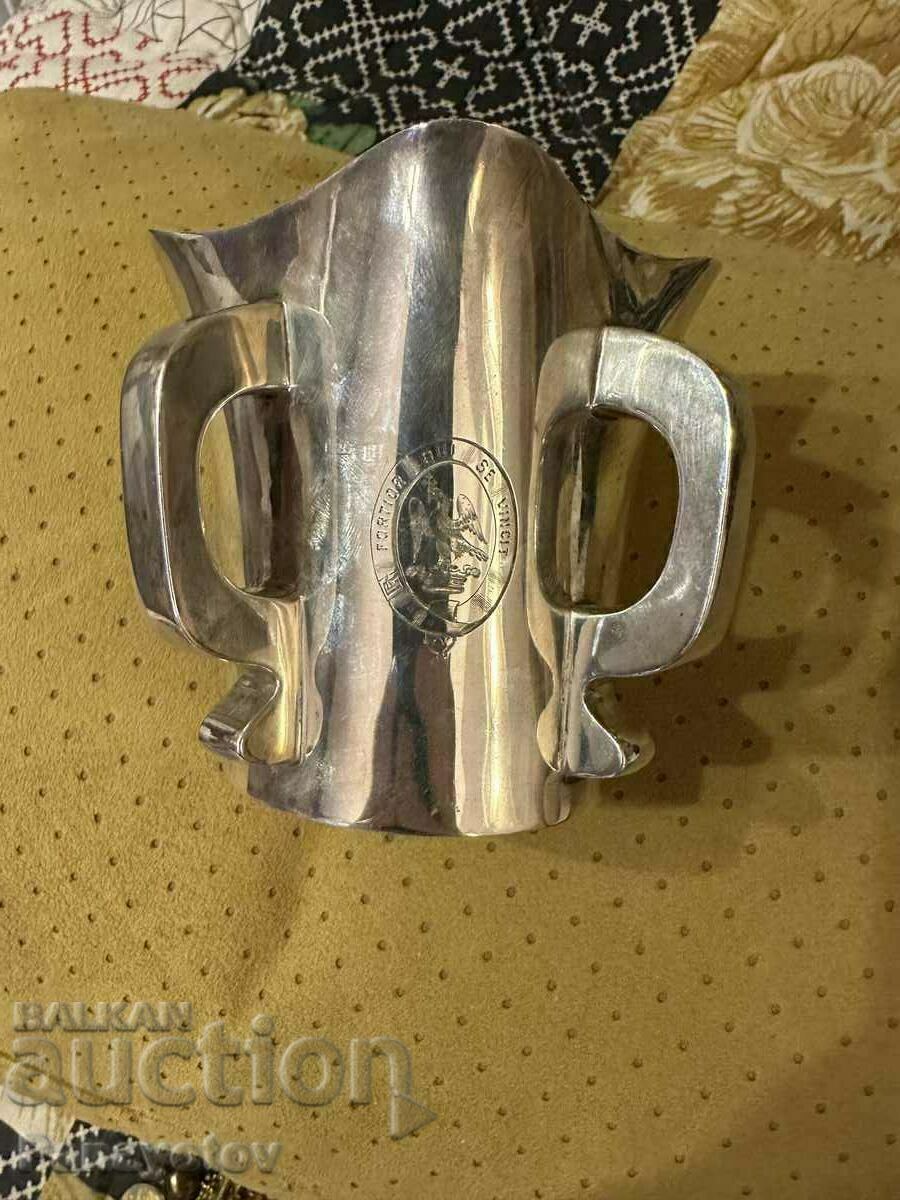 CUP SILVER POT MUG HUGE SOLID ENGLISH 925 SAMPLE U CUP SILVER POT MUG HUGE SOLID ENGLISH 925 SAMPLE U