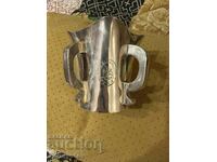 CUP SILVER POT MUG HUGE SOLID ENGLISH 925 SAMPLE U