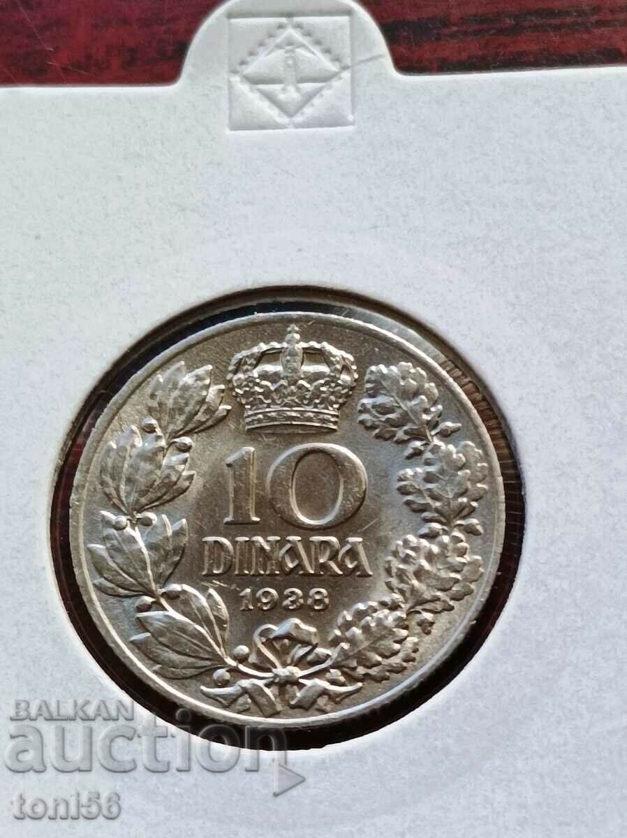 Yugoslavia - 10 dinars 1938 - UNC