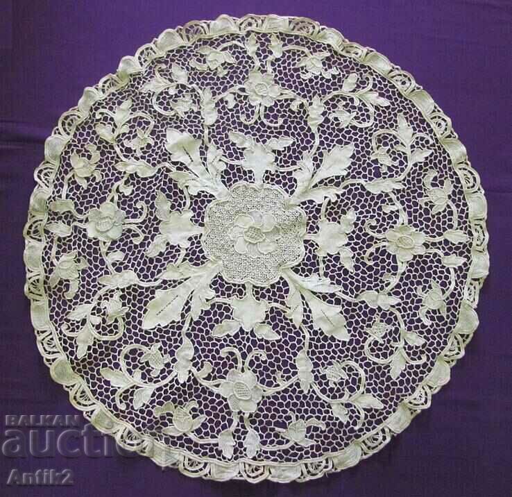 19 век Каре, Покривка Ръчно Плетена