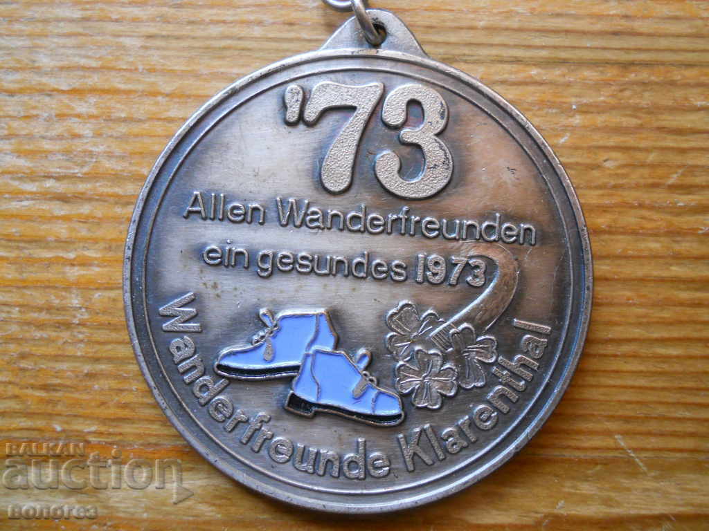 медал от международен туристически поход - Германия 1973 г.