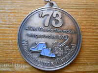 медал от международен туристически поход - Германия 1973 г.