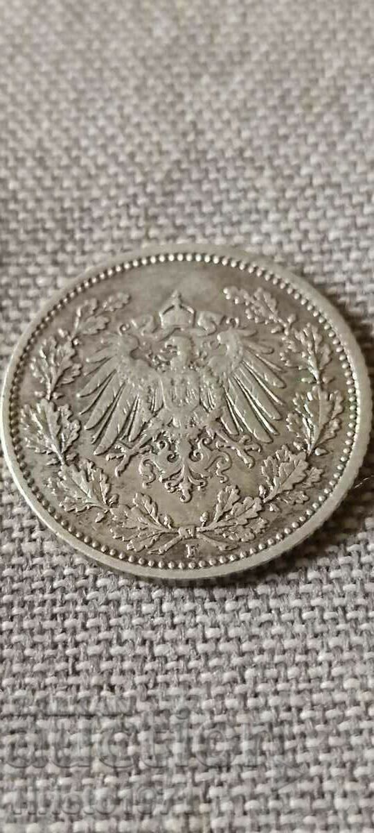 1/2 mark 1905 F with price 15.00 BGN | € 7.67 1/2 mark 1905 F with price 15.00 BGN | € 7.67