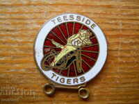 medallion of the "Teessie Tigers" track team