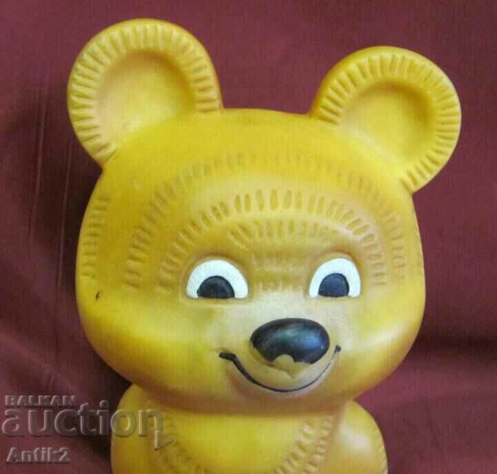 Auction  80s Rubber Toy, Bear-Misha souvenir