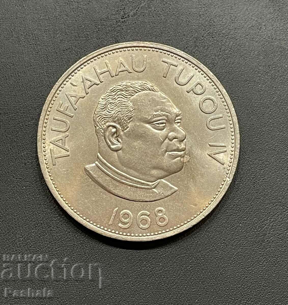 Tonga 2 paanga 1968 with price 30.00 BGN | € 15.34