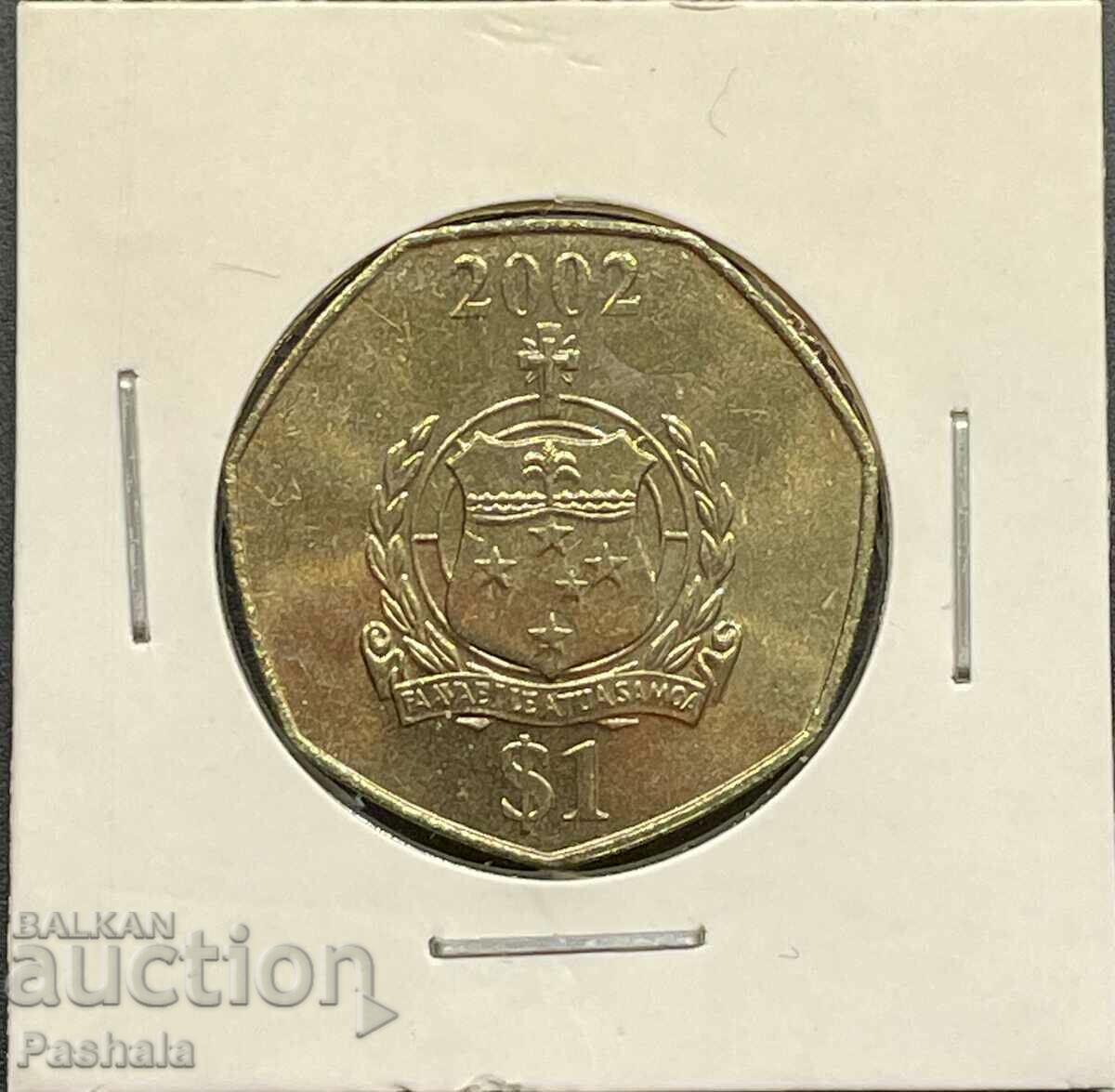 Samoa 1 dollar 2002