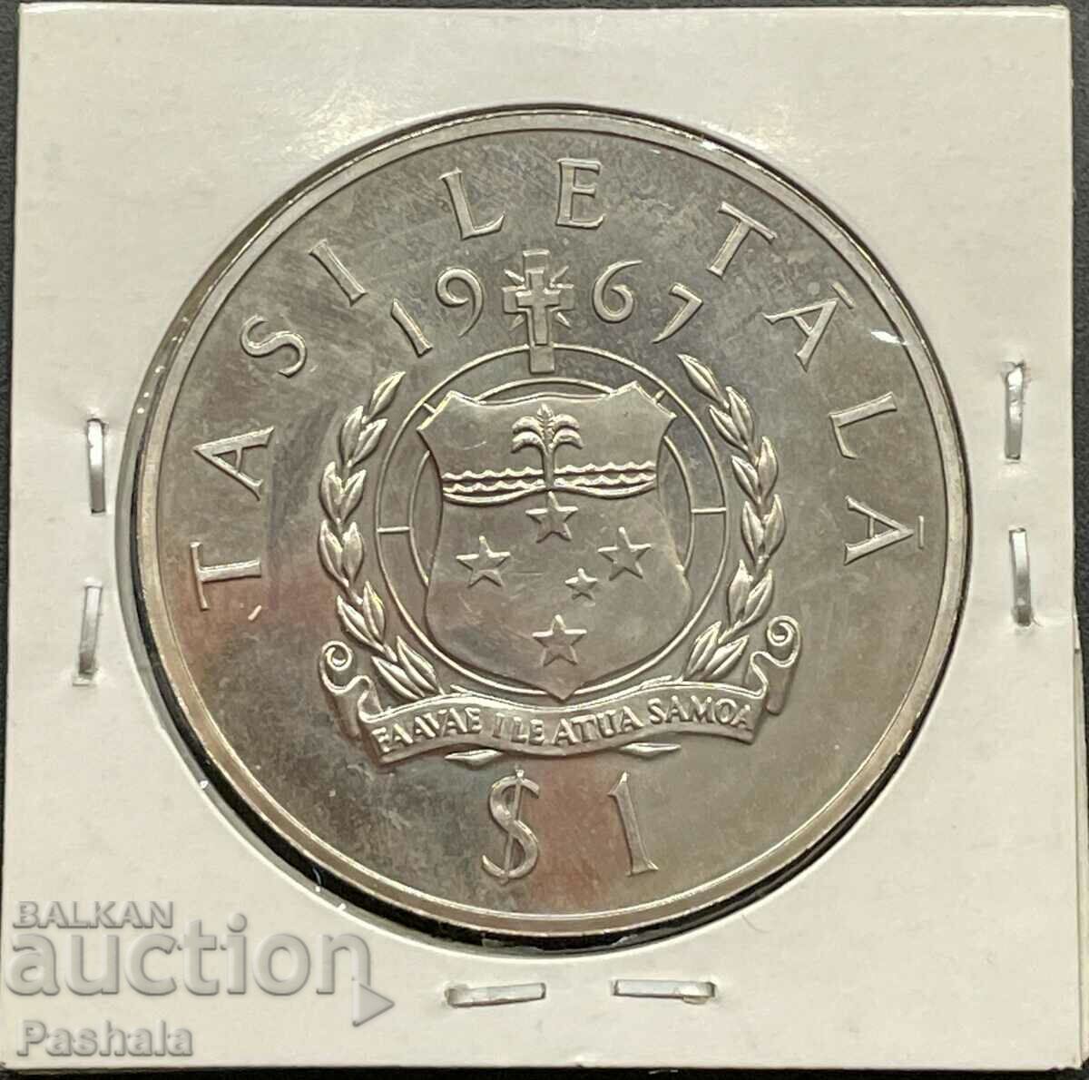 Σαμόα 1 δολάριο 1967