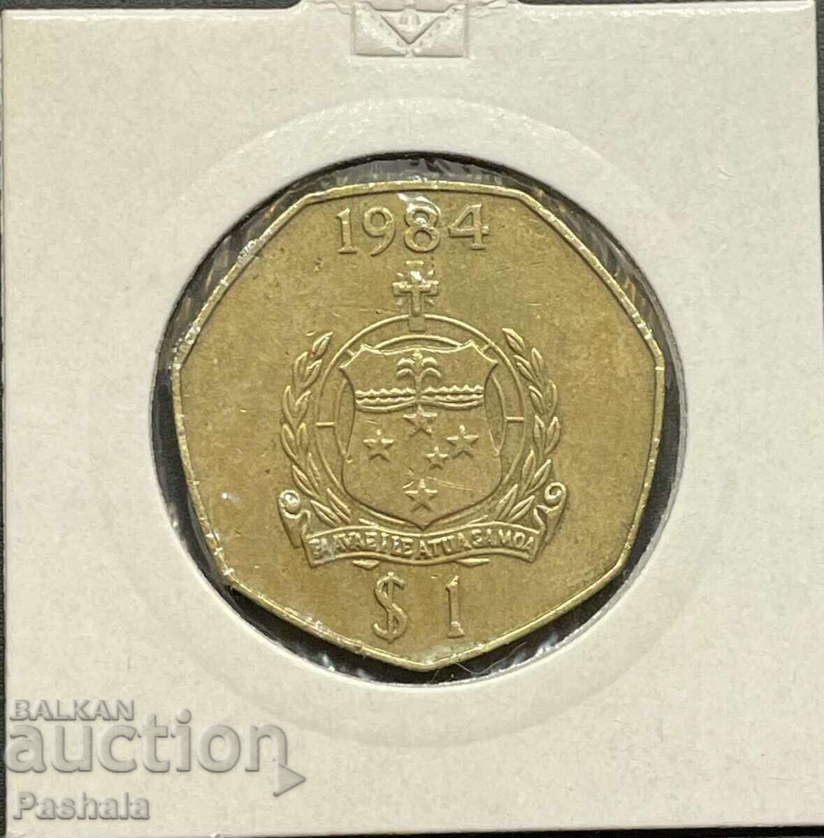 Samoa 1 dollar 1984
