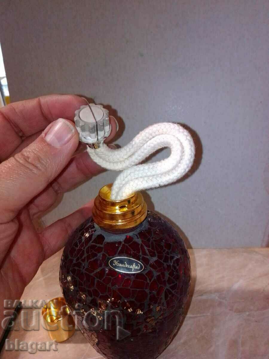 Murano, red glass, lamp, with price 65.00 BGN | € 33.23