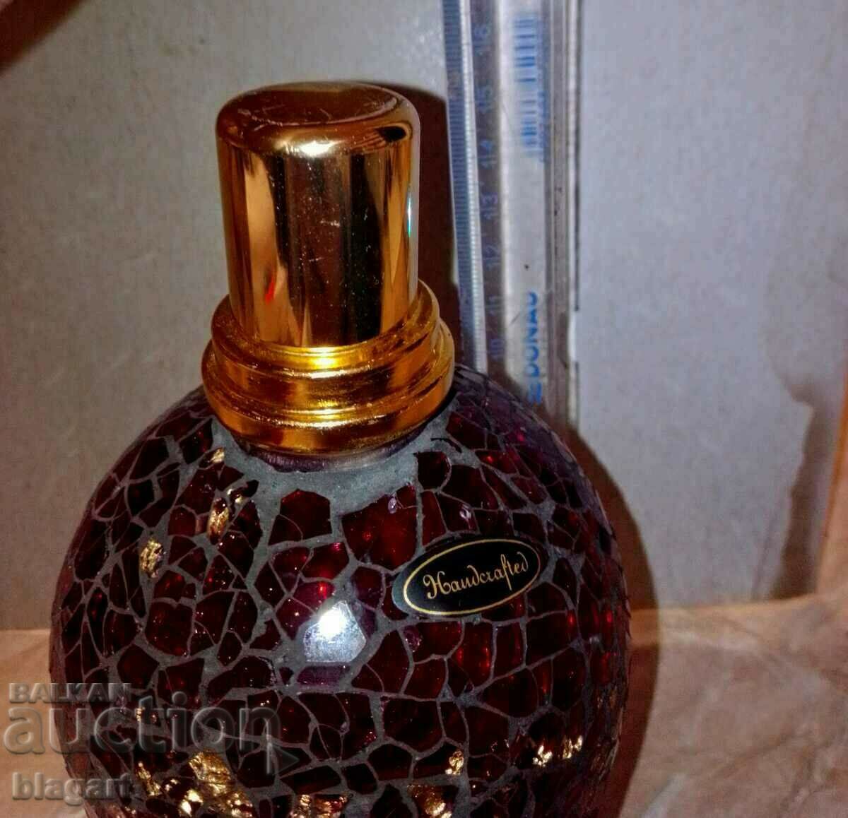 Murano, red glass, lamp, - 5