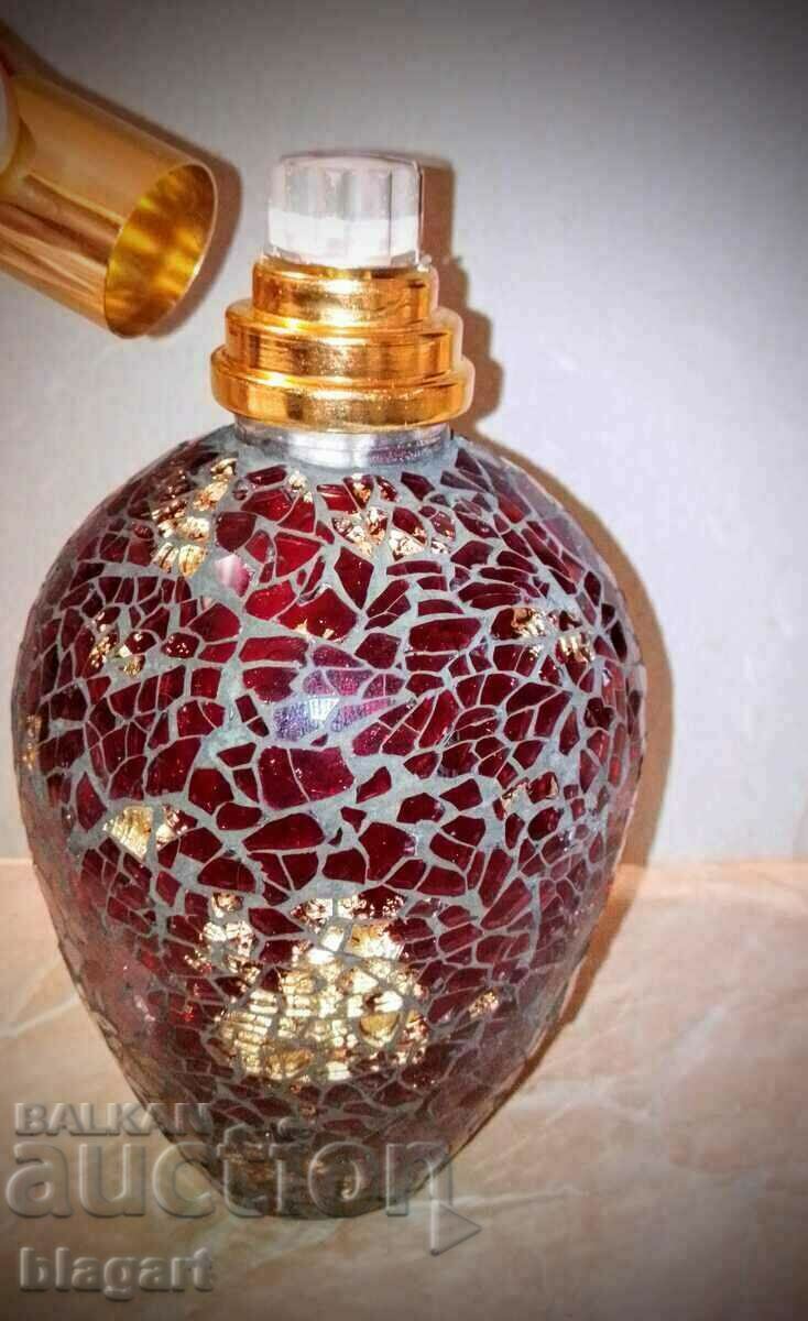 Murano, red glass, lamp, - 6