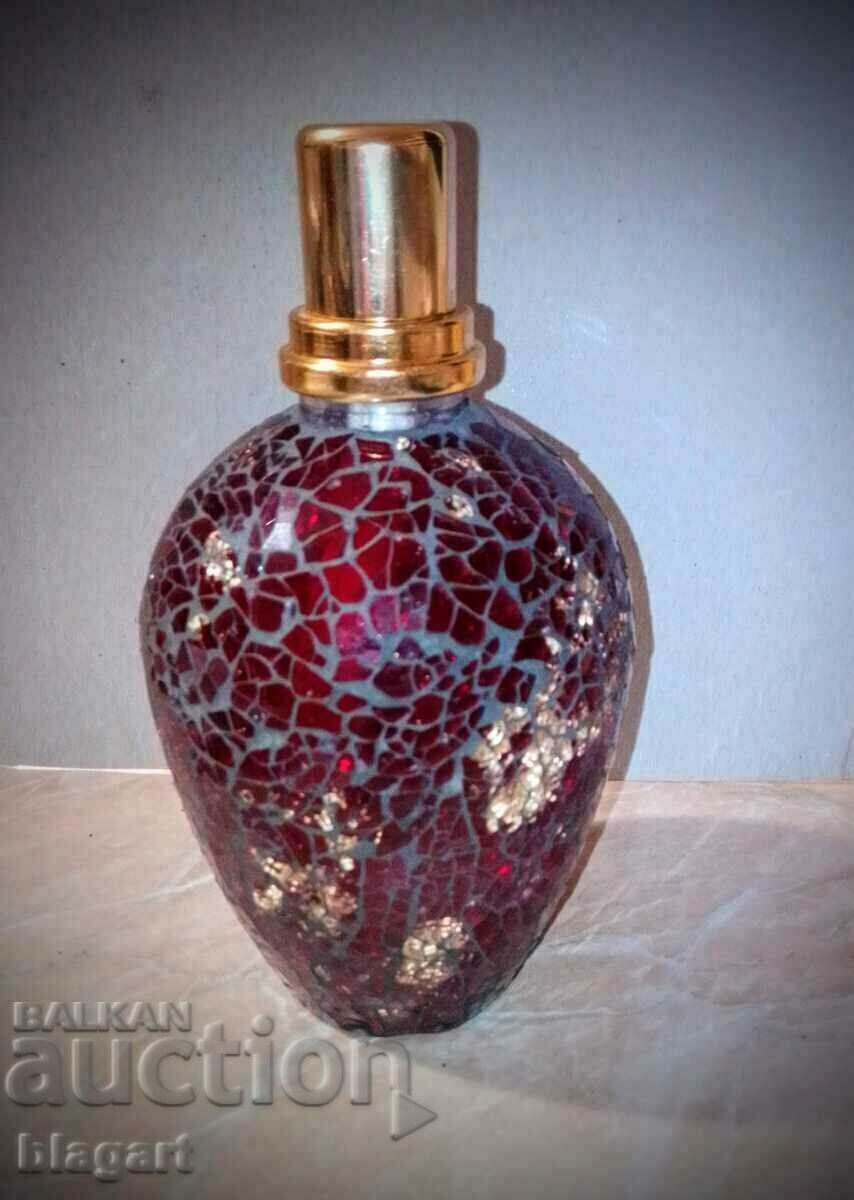 Murano, sticlă roșie, lampă,