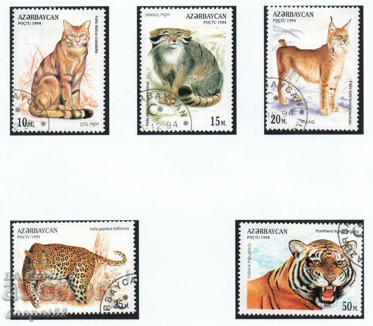 1994. Azerbaijan. Wild cats.