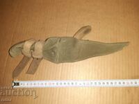 Suport, husă, lopată pentru sapă militară, unealtă de șanț