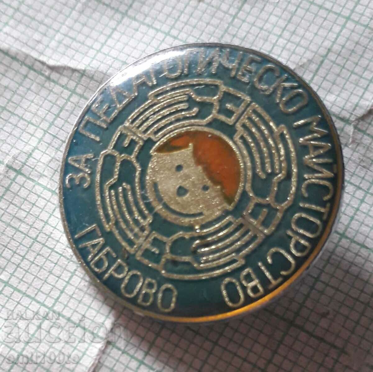 Auction Badge - For pedagogical mastery Gabrovo Auction Badge - For pedagogical mastery Gabrovo