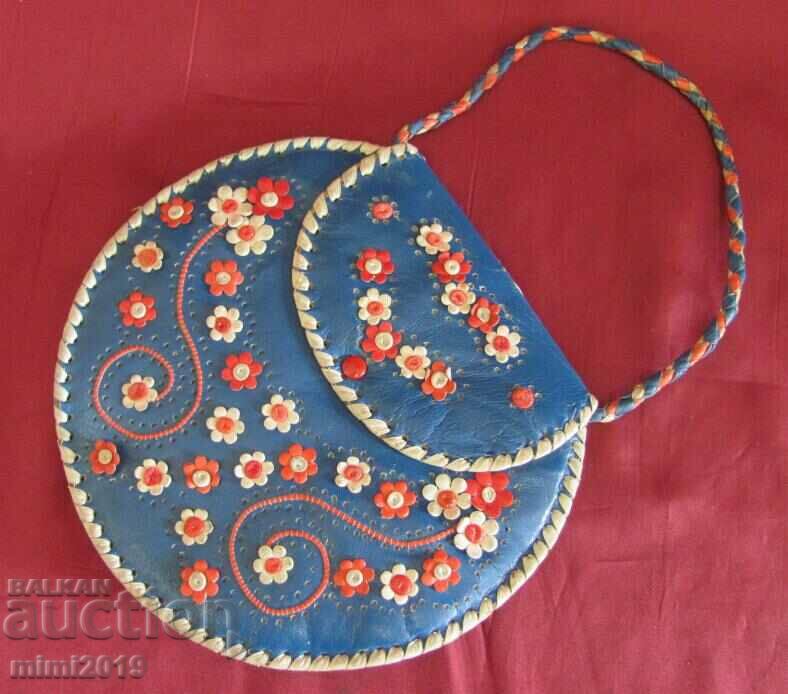 30's Small Leather Ladies Bag - 7