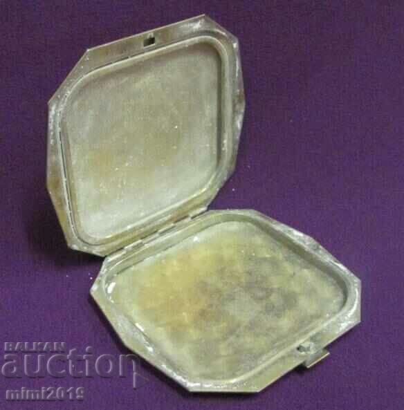 30's Antique Ladies Bag Clutch Purse with Poudrier - 5 30's Antique Ladies Bag Clutch Purse with Poudrier - 5