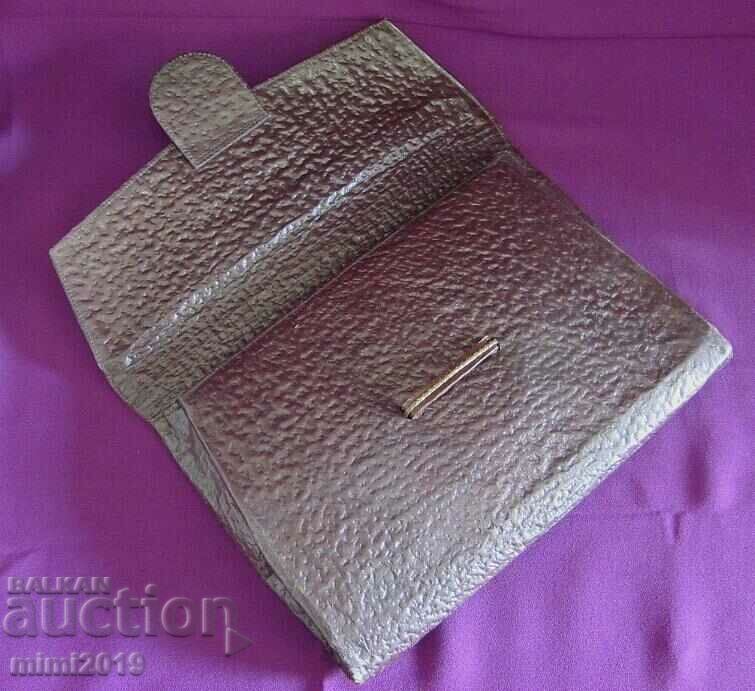 30's Antique Ladies Bag Clutch Purse with Poudrier - 6 30's Antique Ladies Bag Clutch Purse with Poudrier - 6