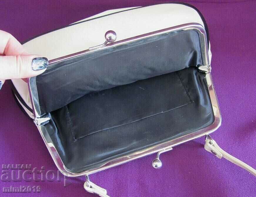 60's Small Ladies' Bag satin and metal clasp - 6
