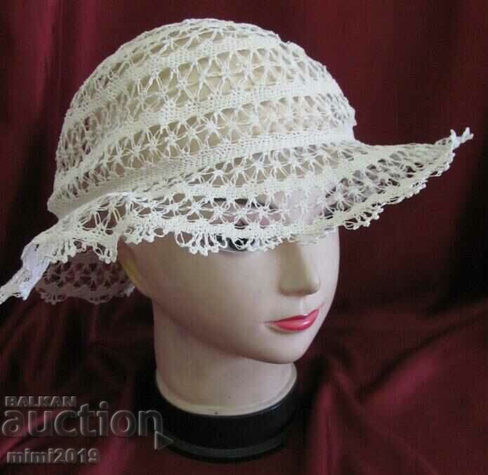 Vintich Handmade Knitted Women's Summer Hat with price 35.00 BGN | € 17.90 Vintich Handmade Knitted Women's Summer Hat with price 35.00 BGN | € 17.90