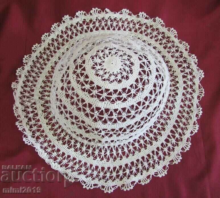 Auction Vintich Handmade Knitted Women's Summer Hat Auction Vintich Handmade Knitted Women's Summer Hat