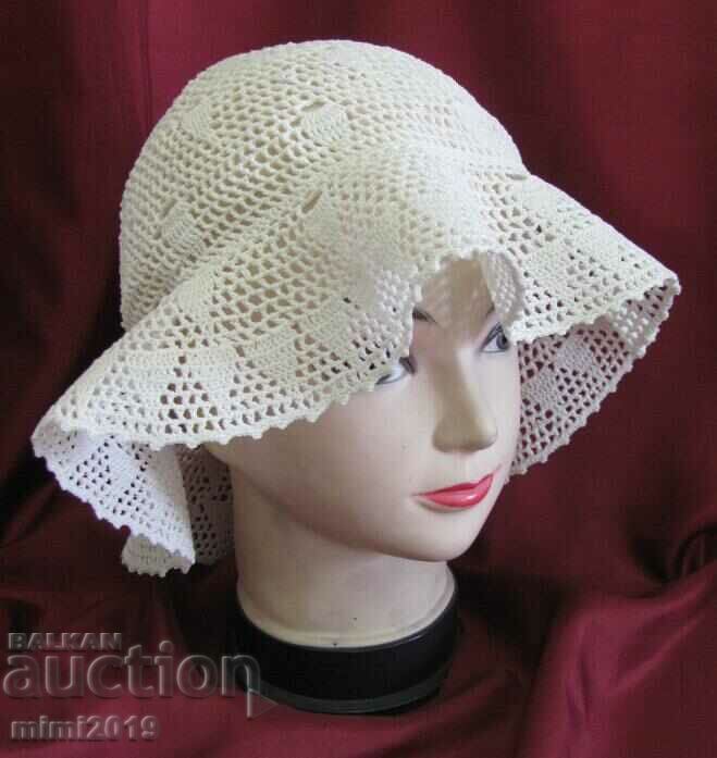Auction Vintich Handmade Knitted Women's Summer Hat Auction Vintich Handmade Knitted Women's Summer Hat