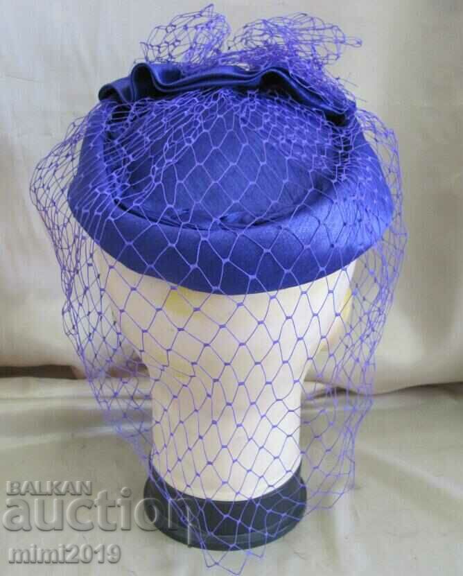 Auction 30's Antique Women's Hat with Veil Auction 30's Antique Women's Hat with Veil