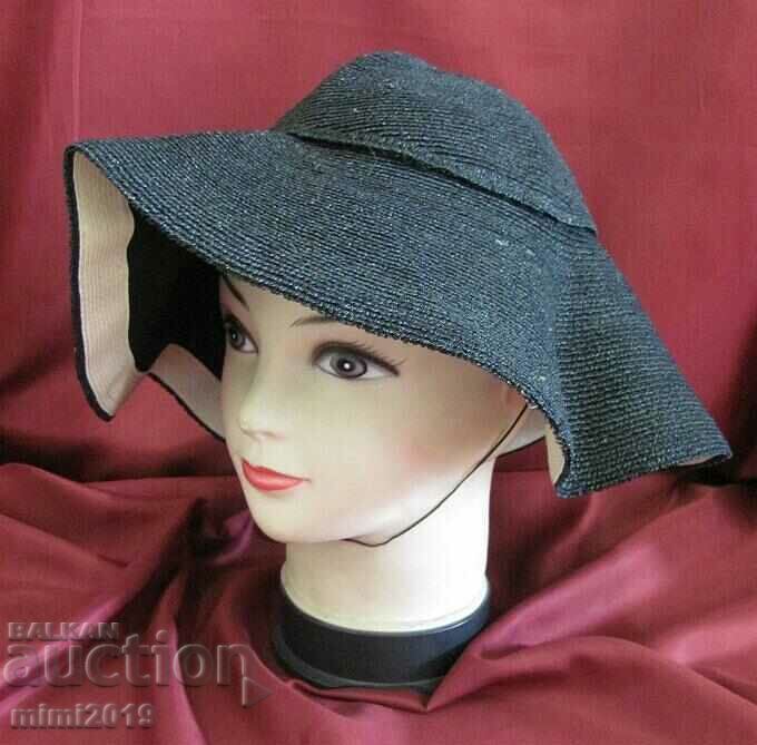 Antique Women's Wide Brim Hat - 6 Antique Women's Wide Brim Hat - 6