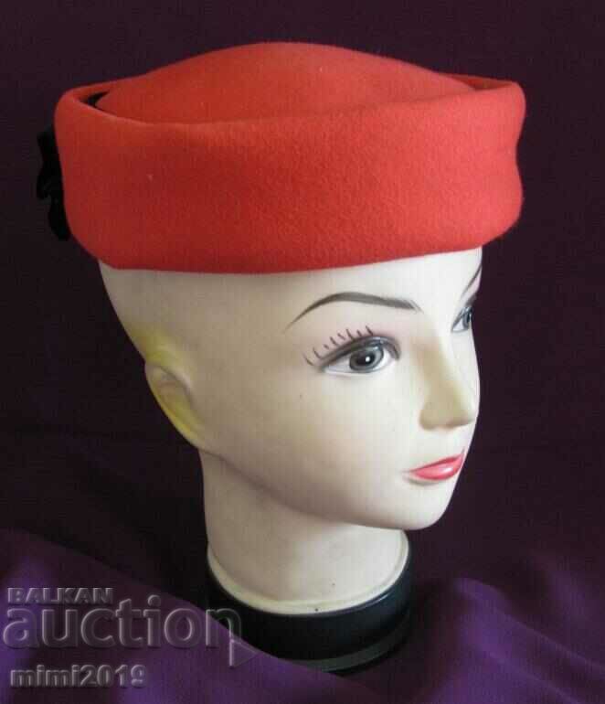 60's Antique Ladies Hat - 6