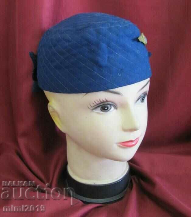 50's Antique Ladies Stewardess Hat - 6 50's Antique Ladies Stewardess Hat - 6