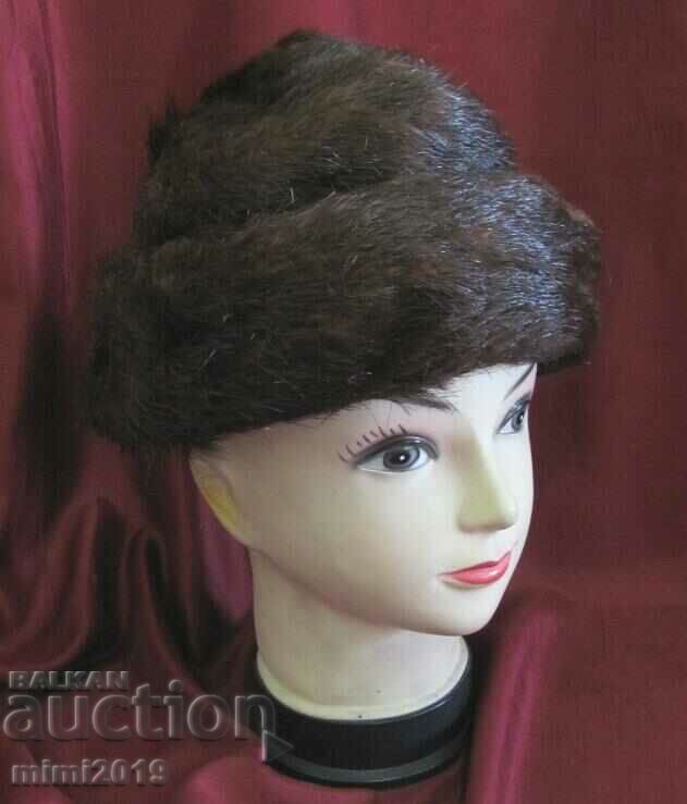 Vintich Designer Women's Leather Hat with price 80.00 BGN | € 40.90